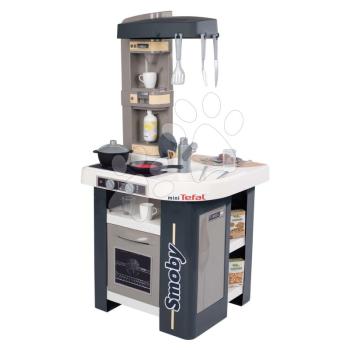 Elektronikus játékkonyha Tefal Studio Kitchen 360 ° Smoby valósághű hanggal és 27 kiegészítővel 100 cm magas kép