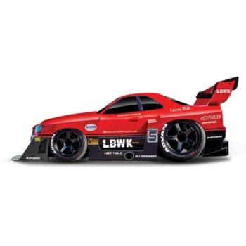 Élelmiszer - Muscle Machines - Liberty Walk 1999 Nissan Skyline GT-R R34, 1:64 kép