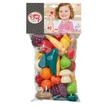 Élelmiszerek gyümölcsök és zöldségek 100% Chef Écoiffier 40 darab 18 hó-tól kép