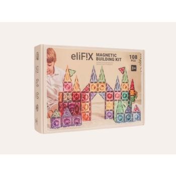 EliFix mágneses építőjáték - pasztell 108 db