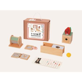 eliNeli Montessori játék készlet 7-12 hónapos babáknak - okos doboz kép