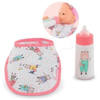 Előke és cumisüveg tejjel Magic Bottle Mon Grand Poupon Corolle 36-42 cm játékbaba részére 24 hó-tól kép