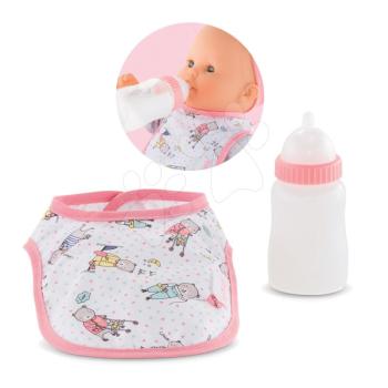 Előke és cumisüveg tejjel Magic Bottle Mon Grand Poupon Corolle 36-42 cm játékbabának 24 hó-tól kép