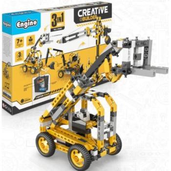 Engino Creative builder targonca gép motoros készlet kép