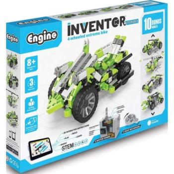 Engino INVENTOR MOTOROZOTT 4 kerekű xtreme kerékpár 10 bónuszmodellel kép