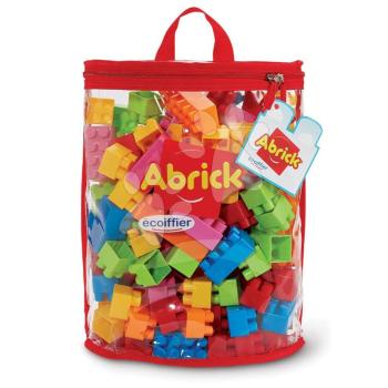 Építőjáték táskában Abrick 120 Half Moon Bag Écoiffier 120 színes kockával 18 hó-tól kép