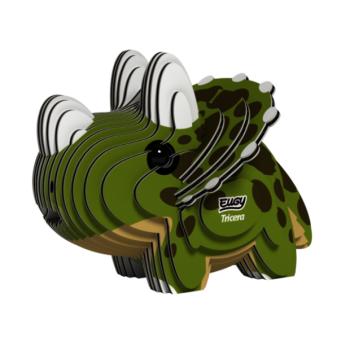 EUGY Triceratops 3D karton puzzle kép