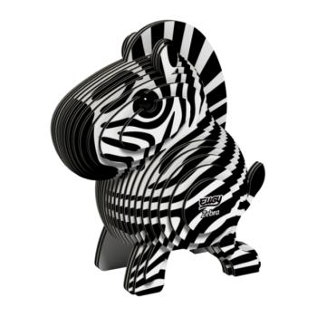 EUGY Zebra 3D karton puzzle kép