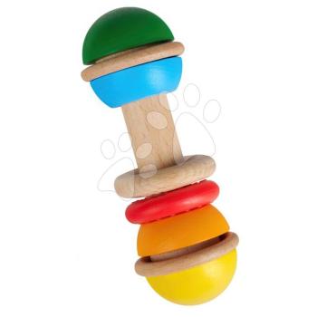 Fa csörgő Baby Grasping Toy Rattle Stick Eichhorn 3 hót-ól kép