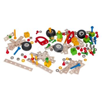 Fa építőjáték Constructor Tuning Set 111 Eichhorn tartozék elemek 111 darabos kép