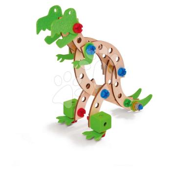 Fa építőjáték Dinosaurus Constructor Eichhorn 3 modell 100 darabos 5 évtől kép