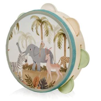 Fa gyermek tamburin kép
