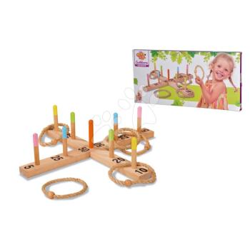 Fa karikadobáló Outdoor Quoits Set Eichhorn 5 karika 50*50 cm kép