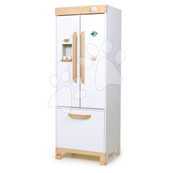 Fa kétszárnyú hűtőszekrény Refridgerator Tender Leaf Toys tárolókkal és jégadagolóval 101 cm magas kép