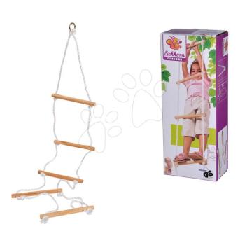 Fa kötéllétra Outdoor Rope Ladder Eichhorn natúr 170 cm hosszú 60 kg teherbírása kép