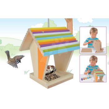 Fa madáretető Outdoor Feeding House Eichhorn Rakd össze és fesd ki - ecsettel és festékekkel 6 évtől kép