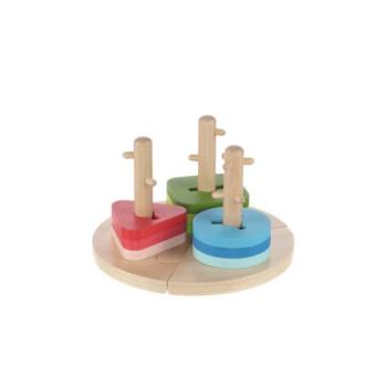 Fa Montessori puzzle, fa kép