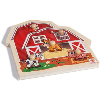 Fa puzzle farm Puzzle with Sound Eichhorn 5 állatka hanggal 24 hó-tól kép