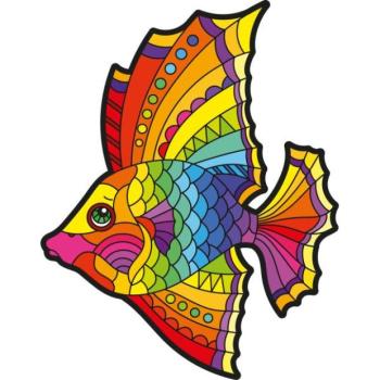 Fa puzzle készlet Hal