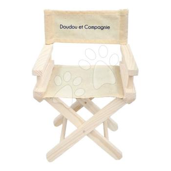 Fa rendezői szék játékbabáknak Cinema armchair My little furniture Jolijou textil ülőrésszel 35 cm játékbabáknak és plüssiknek kép