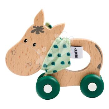 Fa szamár Baby Hipp Push Donkey Eichhorn textil kendővel 12 hó-tól kép