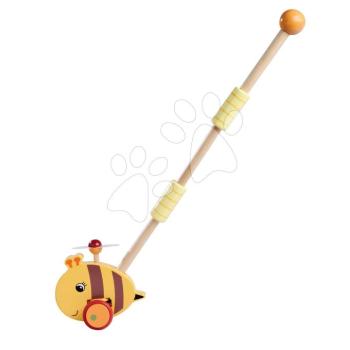 Fa tologatós méhecske Push Bee with Stick Eichhorn tologatóbottal hossza 50 cm 12 hó-tól kép