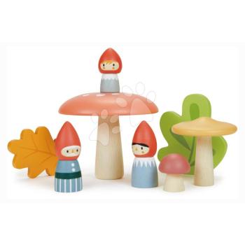Fa törp család Woodland Gnome Family Tender Leaf Toys 3 figurával kép