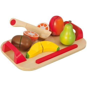 Fa vágódeszka gyümölcsökkel Chopping Board Fruits Eichhorn 12 részes 24 hó-tól kép
