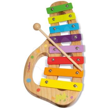 Fa xilofon Music Xylophone Eichhorn színes 8 hangnemmel kalapáccsal 24 hó-tól kép