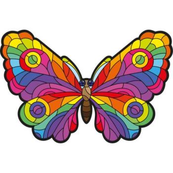 Fából készült puzzle készlet Pillangó kép