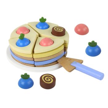 Fából készült torta kiegészítőkkel kép