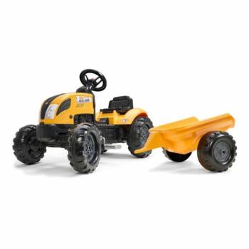 Falk Mighty Builder 2055L pedálos traktor utánfutóval kép