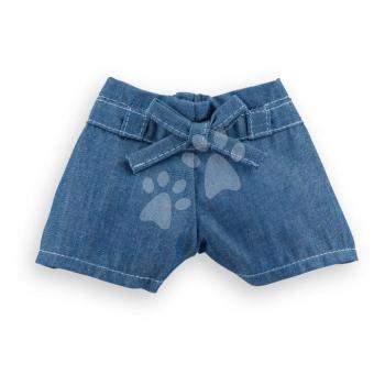 Farmer rövidnaci Short Denim with Bow Ma Corolle kék 36 cm játékbabának