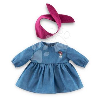 Farmer ruha és kendő játékbabának Jeans Dress & Scarf Little Explorer Mon Grand Poupon Corolle 36 cm játékbabának 24 hó-tól kép
