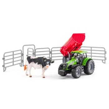 Faunica Traktor bikával kép