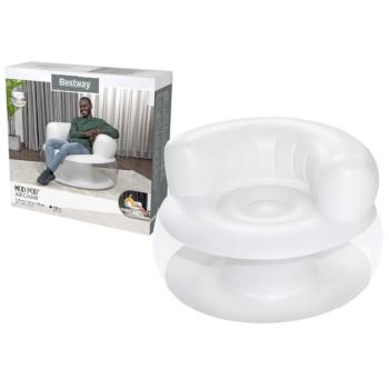 Felfújható szék 112 x 112 x 70 cm Bestway 75138 fehér kép