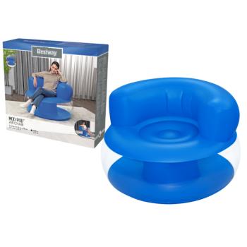Felfújható szék 112 x 112 x 70 cm Bestway 75138 kék kép