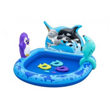 Felfújható vízi játszótér Bestway 134x131x73 cm tenger kép