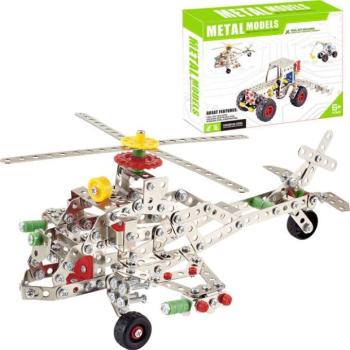 Fém építőkészlet 361 db - Helikopter kép
