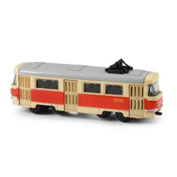 Fém retro villamos mini 8,5 cm