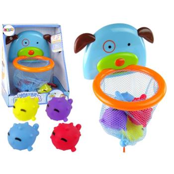 Fürdős játék mini kosárlabda kutya kép