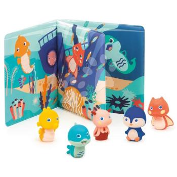 Fürdőskönyv ujjbábokkal Book & Puppets Ludi 5 ujjbáb 10 hó-tól kép