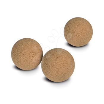 Futball labdácskák parafából Smoby pótlabdák 3,5 cm átmérővel 3 drb kép
