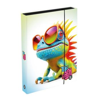 Füzetbox A4 Jumbo crazy animals Kaméleon kép
