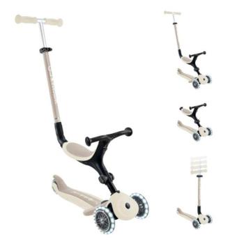 Globber Gyerek roller Go up active lights ecologic Coconut kép