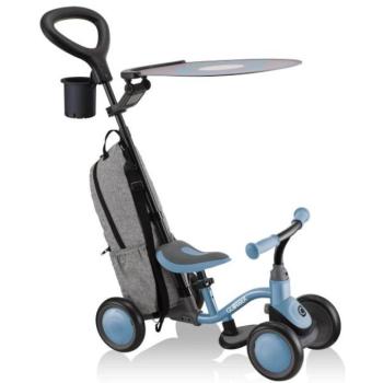 Globber kidobó 3 az 1-ben Deluxe - Learning Bike 3in1 Deluxe - hamvaskék kép