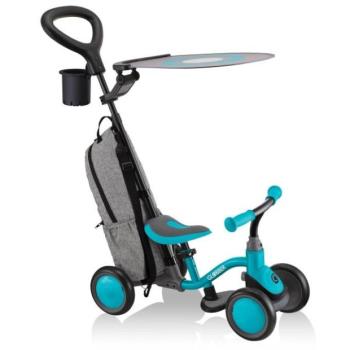 Globber kidobó 3 az 1-ben Deluxe - Learning Bike 3in1 Deluxe - Kékeszöld kép