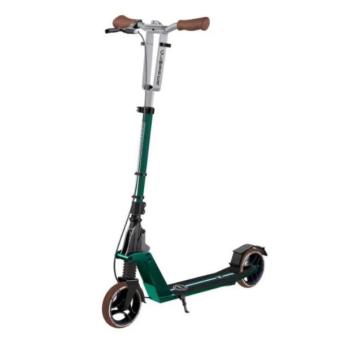 Globber Roller One K 165 Deluxe Vintage Green első lengéscsillapítóval és fékkel, teherbírás 100kg kép