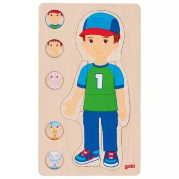 Goki Réteges puzzle fiú kép