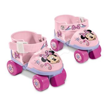 Görkorcsolya Minnie Roller Skates Mondo könyök- és térd védőfelszereléssel méret 22-29